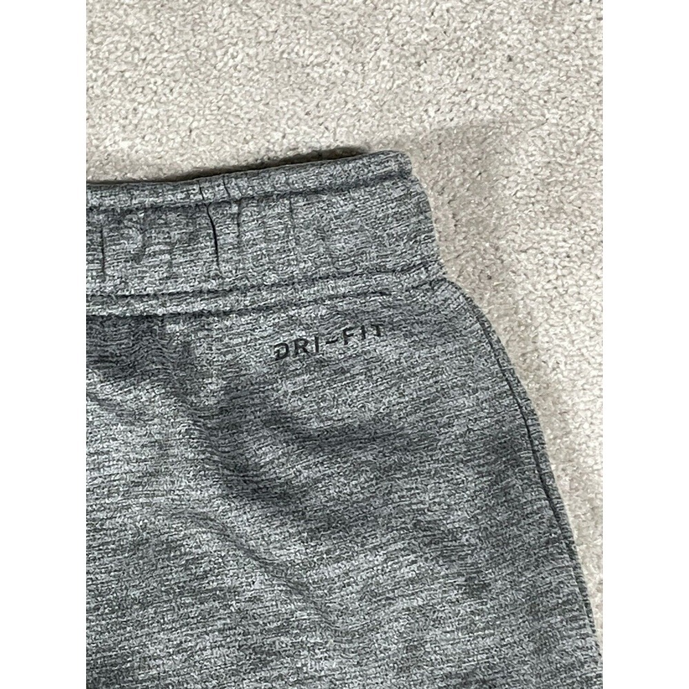 Nike Sweatpants Men's S Gray Heather Dri Fit 100% Polyester Workout Straight Leg - Picture 5 of 8